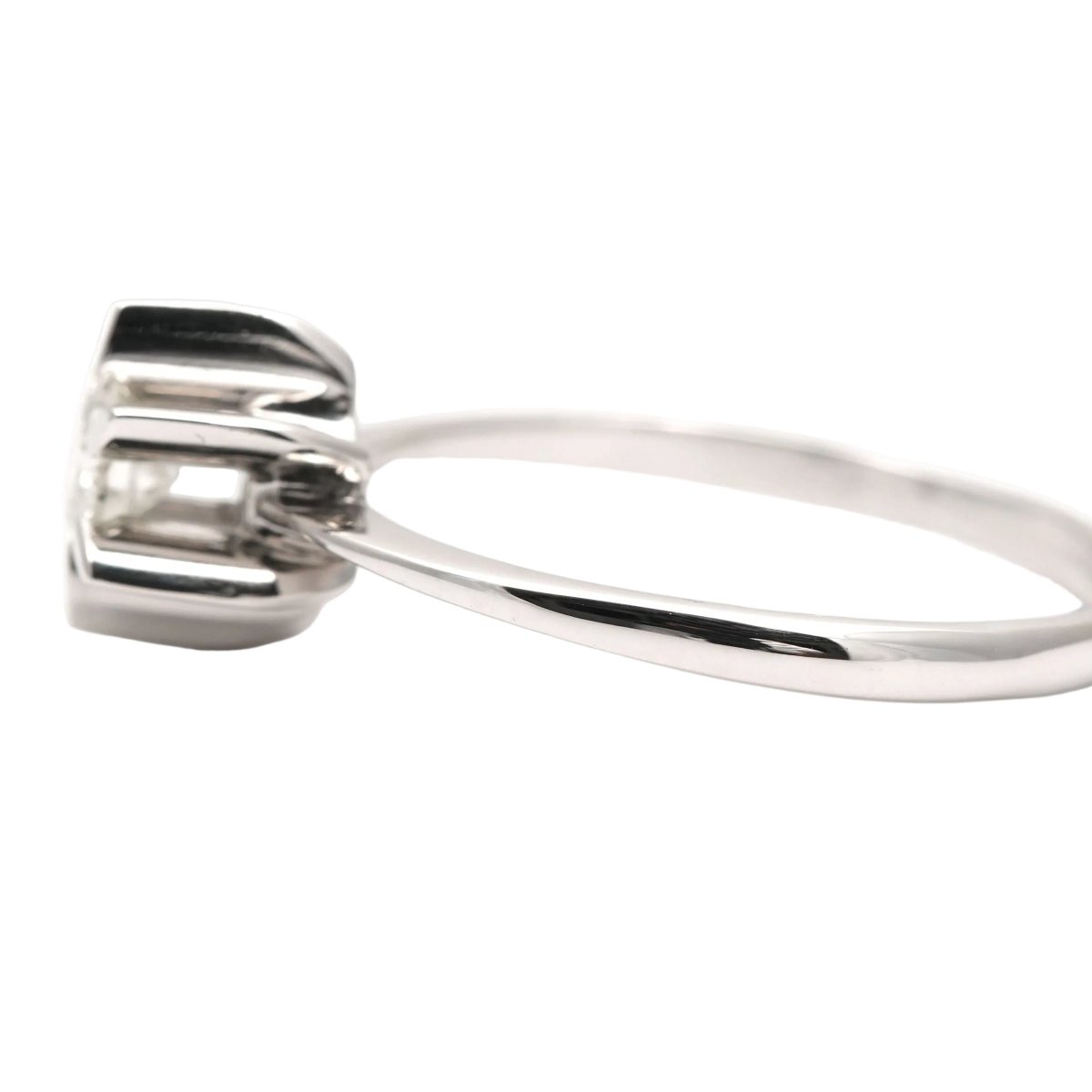 Bague Solitaire en or blanc et diamant - Castafiore