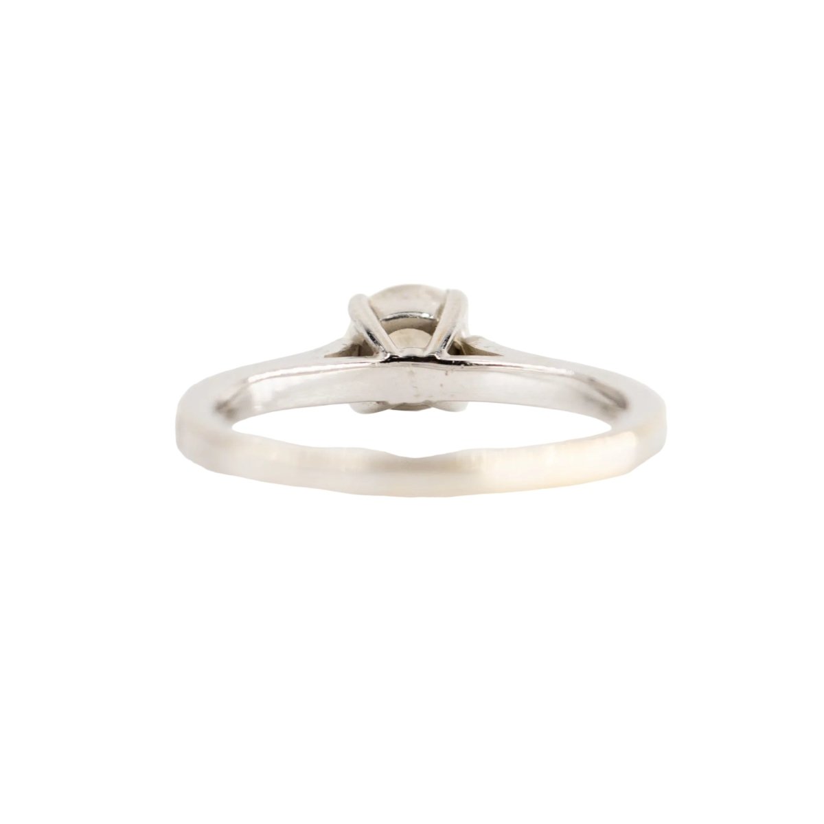 Bague Solitaire en or blanc et diamant - Castafiore