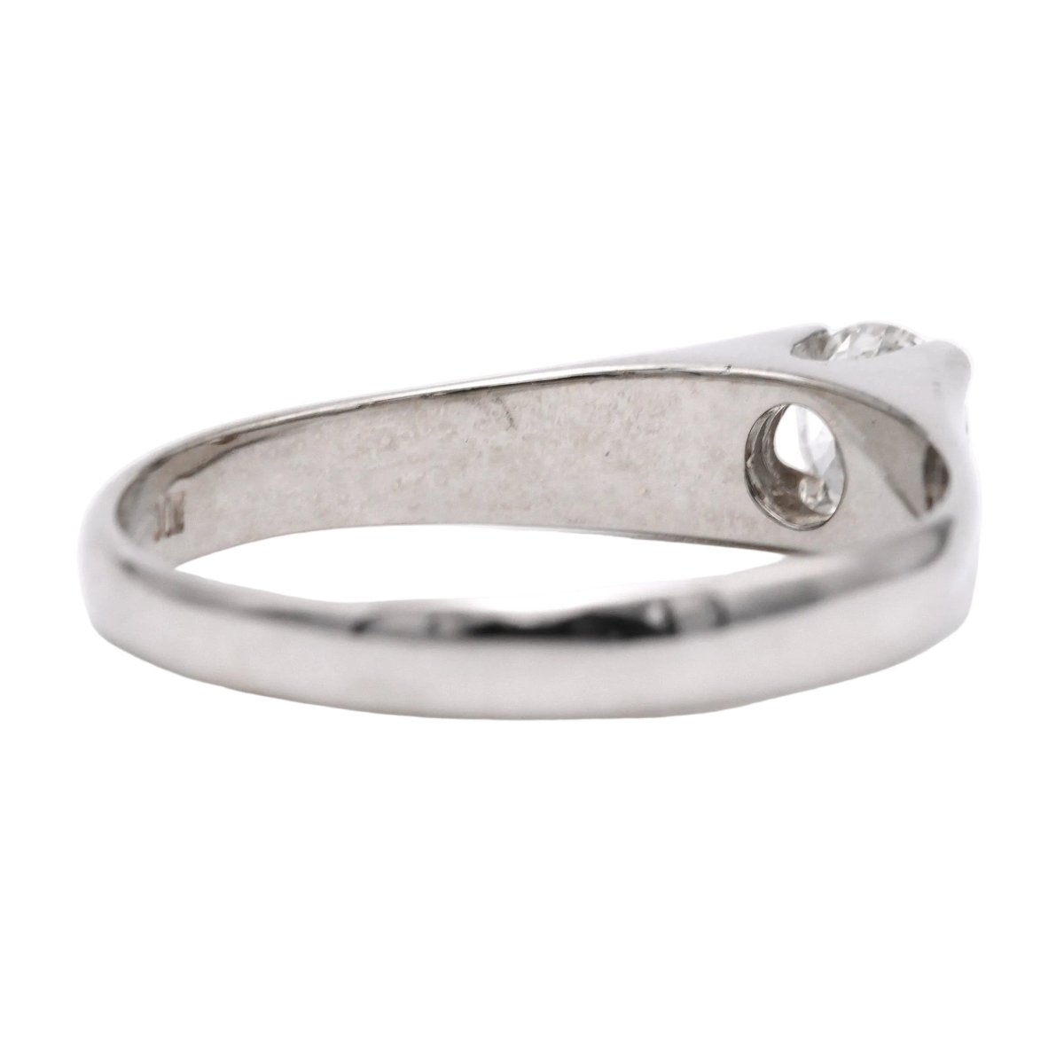 Bague Solitaire en or blanc et diamant - Castafiore
