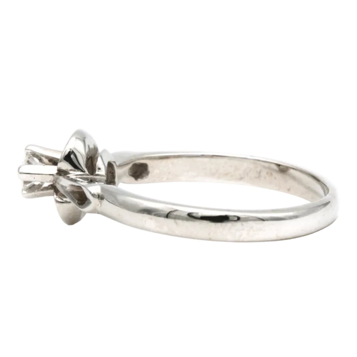 Bague Solitaire en or blanc et diamant - Castafiore