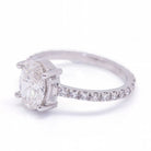 Bague Solitaire en or blanc et diamant - Castafiore