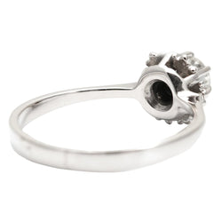 Bague Solitaire en or blanc et diamant - Castafiore