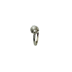 Bague Solitaire en or blanc et diamant - Castafiore