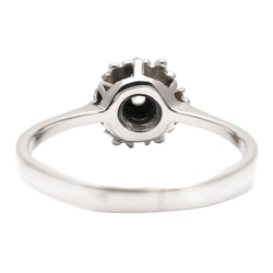 Bague Solitaire en or blanc et diamant - Castafiore