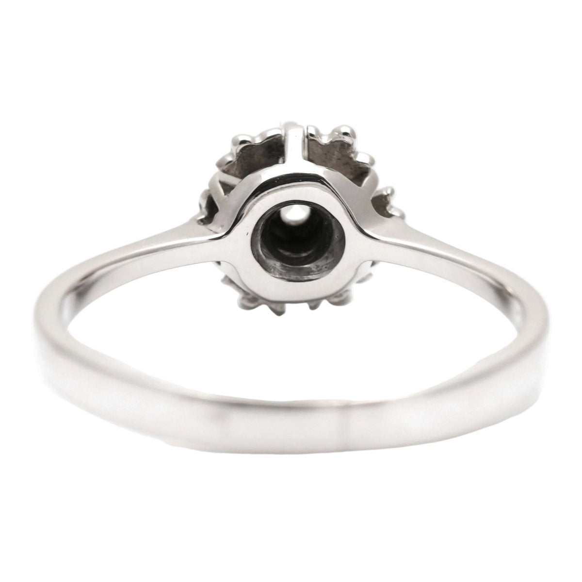 Bague Solitaire en or blanc et diamant - Castafiore