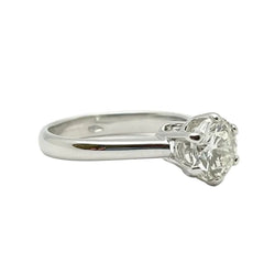 Bague Solitaire en or blanc et diamant - Castafiore