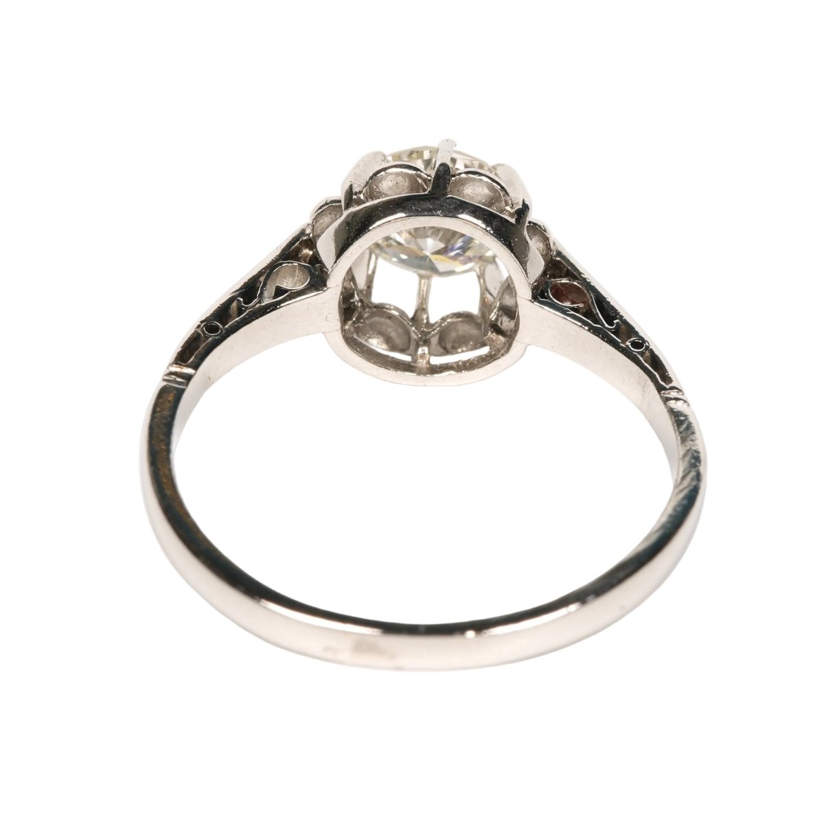 Bague Solitaire en or blanc et diamant - Castafiore