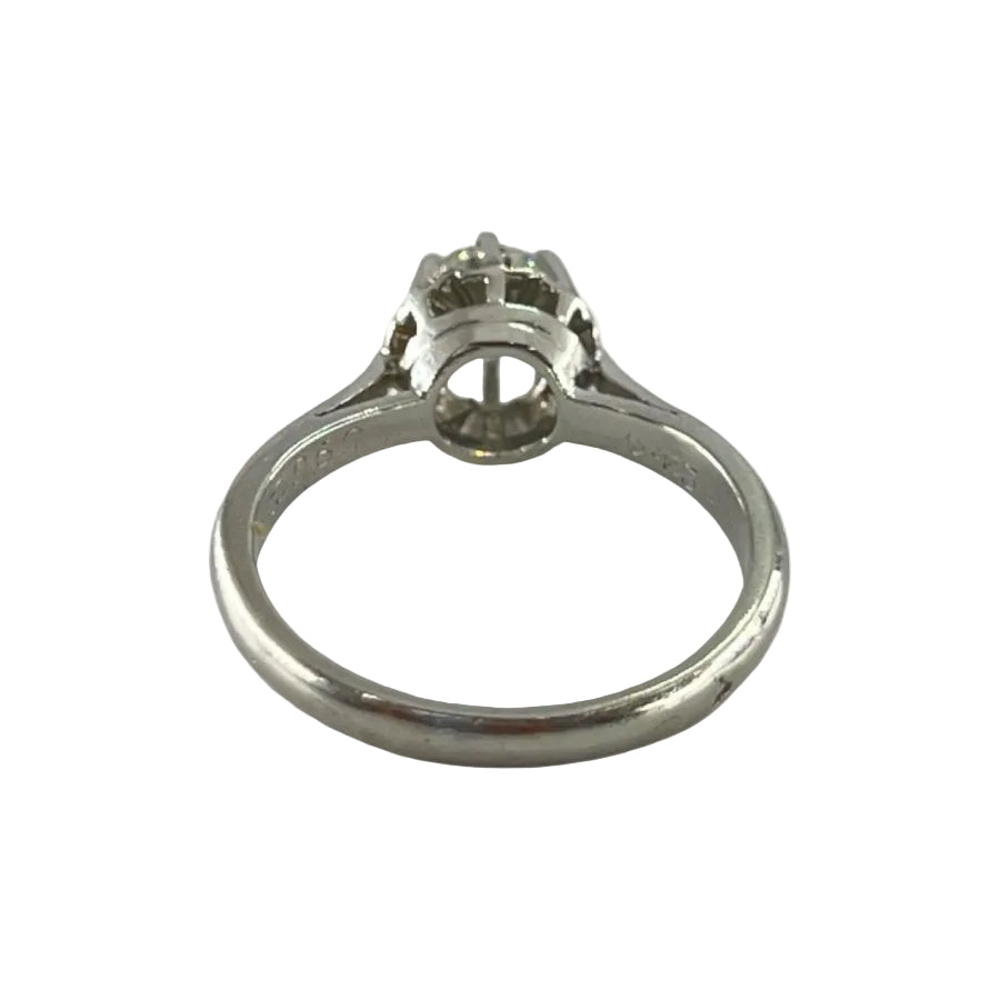 Bague Solitaire en or blanc et diamant - Castafiore