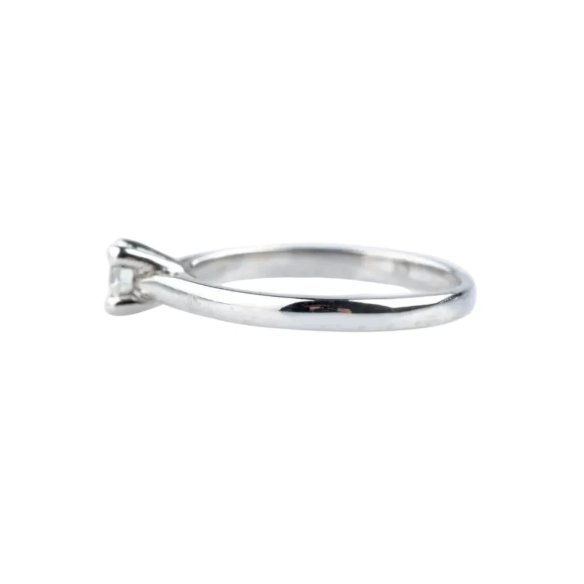 Bague Solitaire en or blanc et diamant - Castafiore