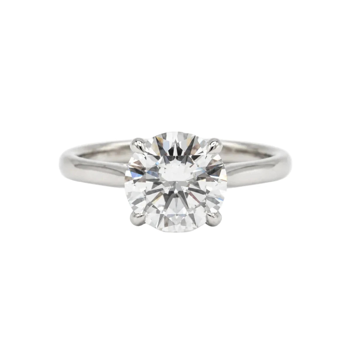 Bague Solitaire en or blanc et diamant - Castafiore