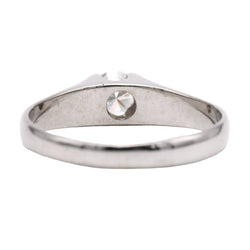 Bague Solitaire en or blanc et diamant - Castafiore