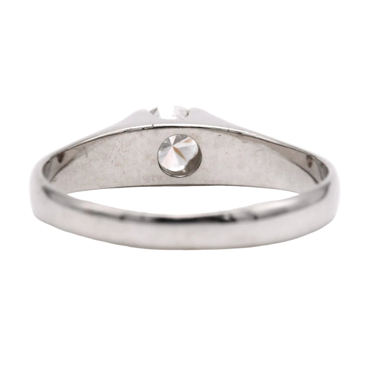Bague Solitaire en or blanc et diamant - Castafiore