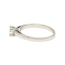 Bague Solitaire en or blanc et diamant - Castafiore