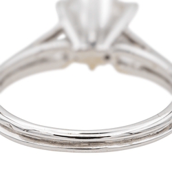 Bague Solitaire en or blanc et diamant - Castafiore