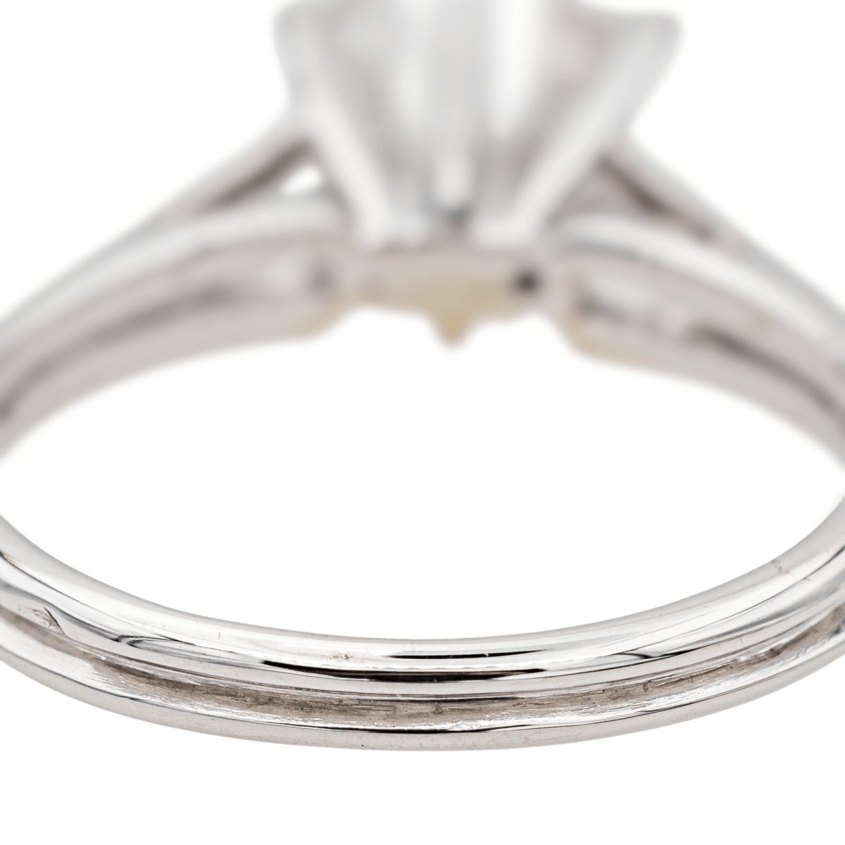 Bague Solitaire en or blanc et diamant - Castafiore