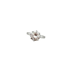 Bague Solitaire en or blanc et diamant - Castafiore
