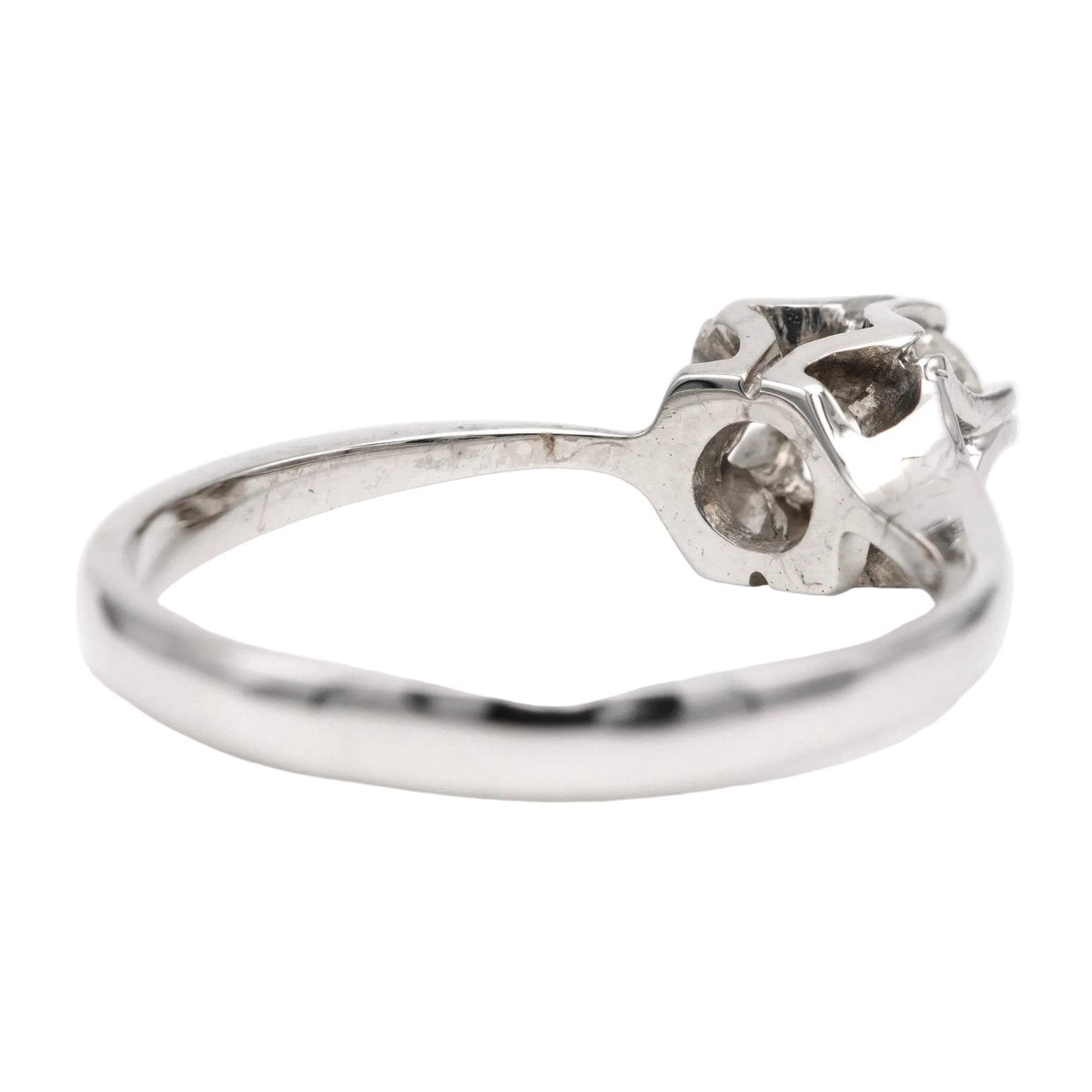 Bague Solitaire en or blanc et diamant - Castafiore