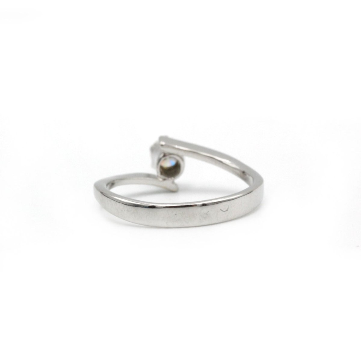 Bague Solitaire en or blanc et diamant - Castafiore