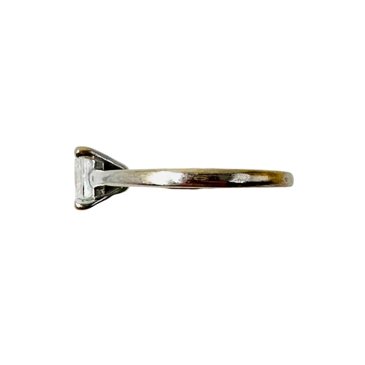 Bague Solitaire en or blanc et diamant - Castafiore