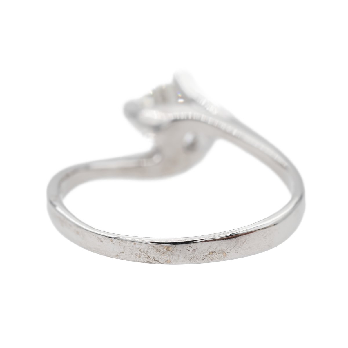 Bague Solitaire en or blanc et diamant - Castafiore