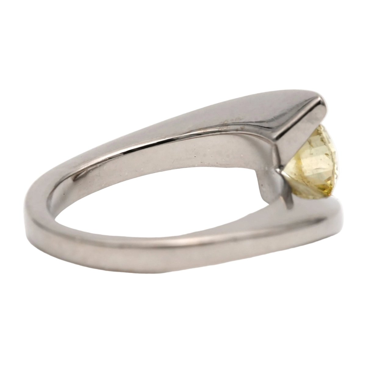 Ring Solitaire in white gold and diamond