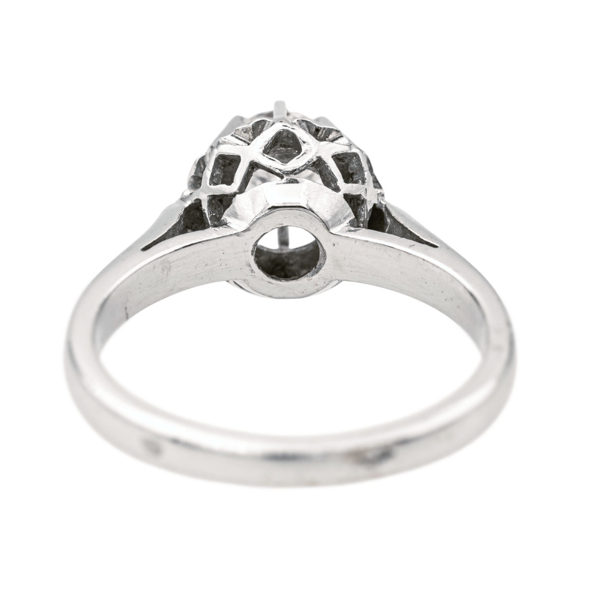 Bague Solitaire en or blanc et diamant - Castafiore