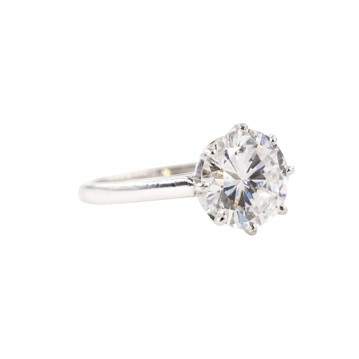 Bague Solitaire en or blanc et diamant - Castafiore