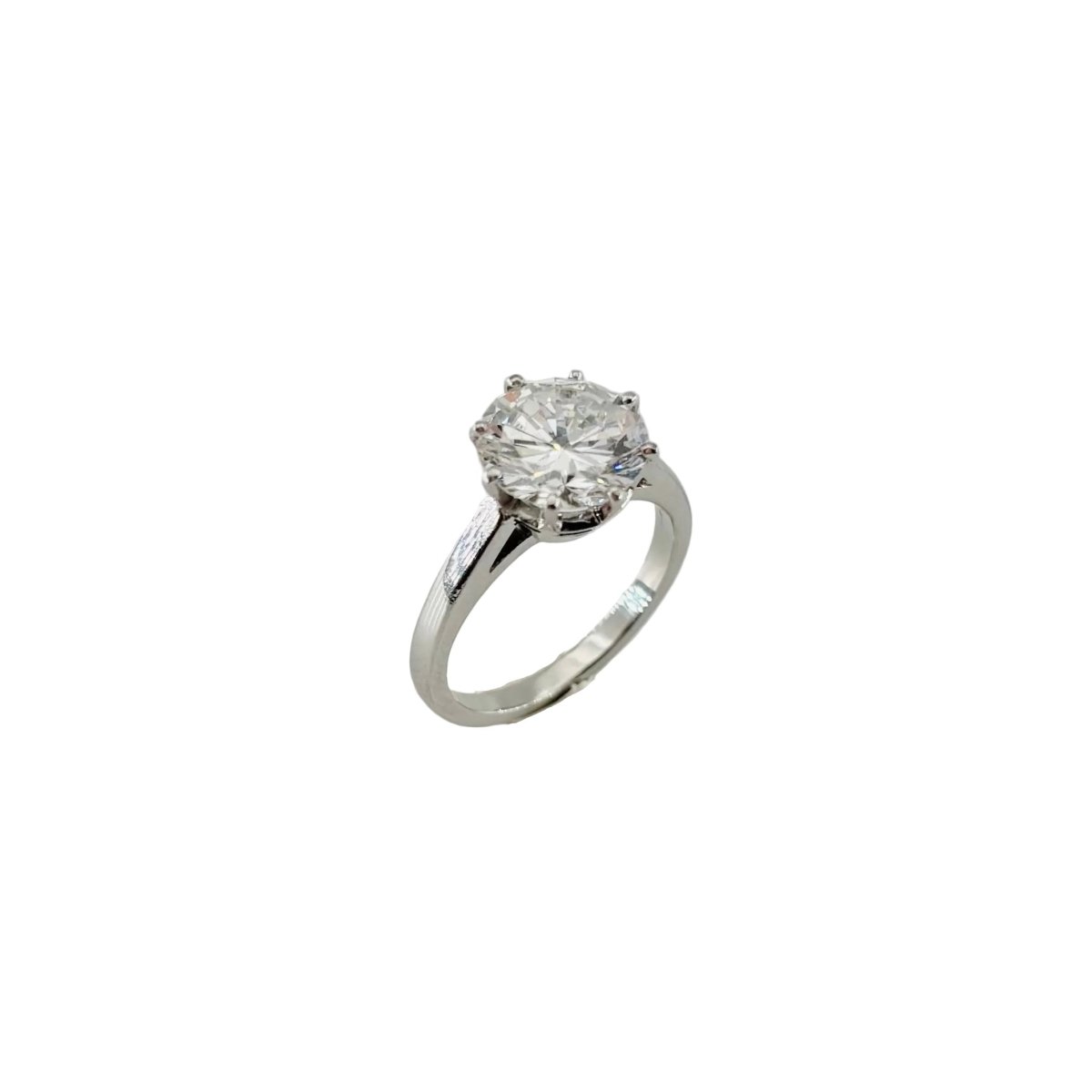 Bague Solitaire en or blanc et diamant - Castafiore