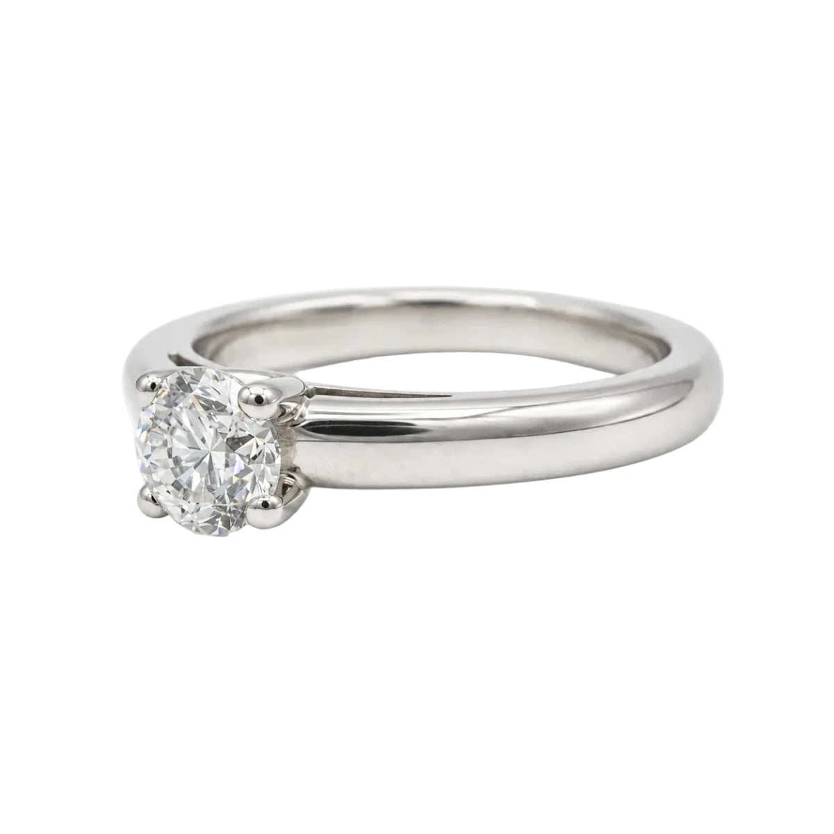 Bague Solitaire en or blanc et diamant - Castafiore