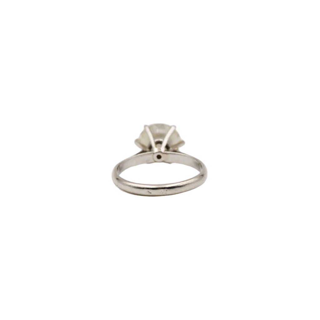 Bague Solitaire en or blanc et diamant - Castafiore