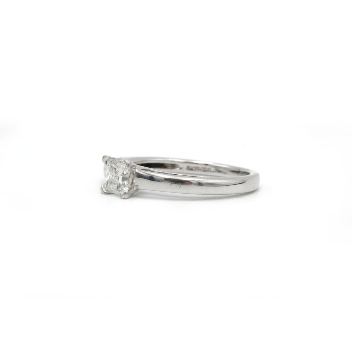 Bague Solitaire en or blanc et diamant - Castafiore