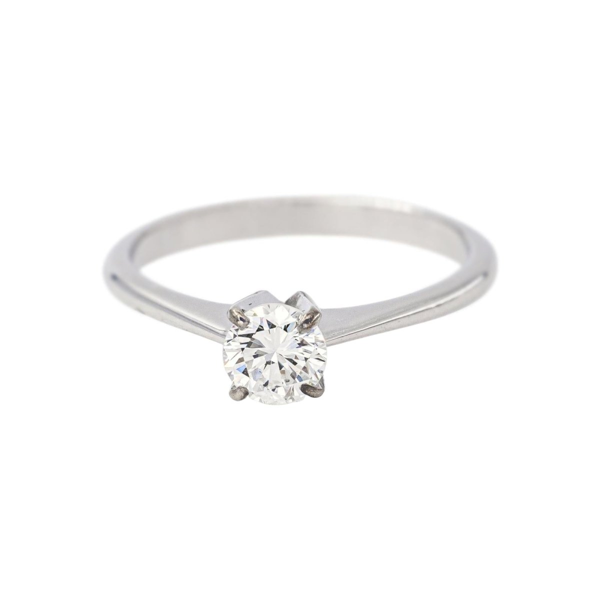 Bague Solitaire en or blanc et diamant - Castafiore