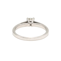 Bague Solitaire en or blanc et diamant - Castafiore