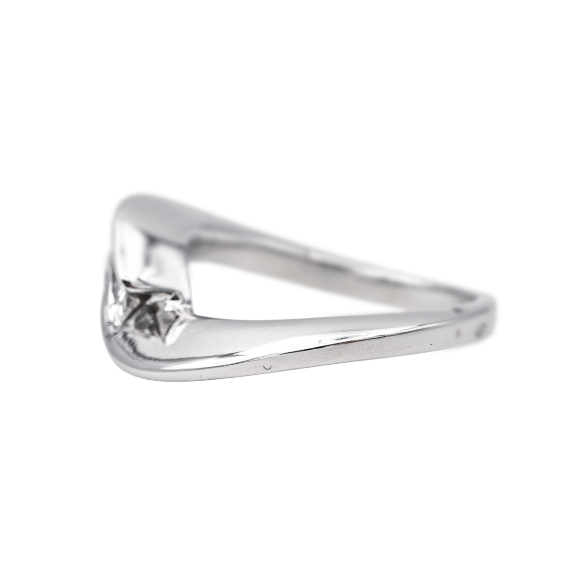 Bague Solitaire en or blanc et diamant - Castafiore