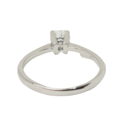 Bague Solitaire en or blanc et diamant - Castafiore