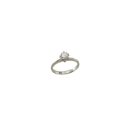 Bague Solitaire en or blanc et diamant - Castafiore