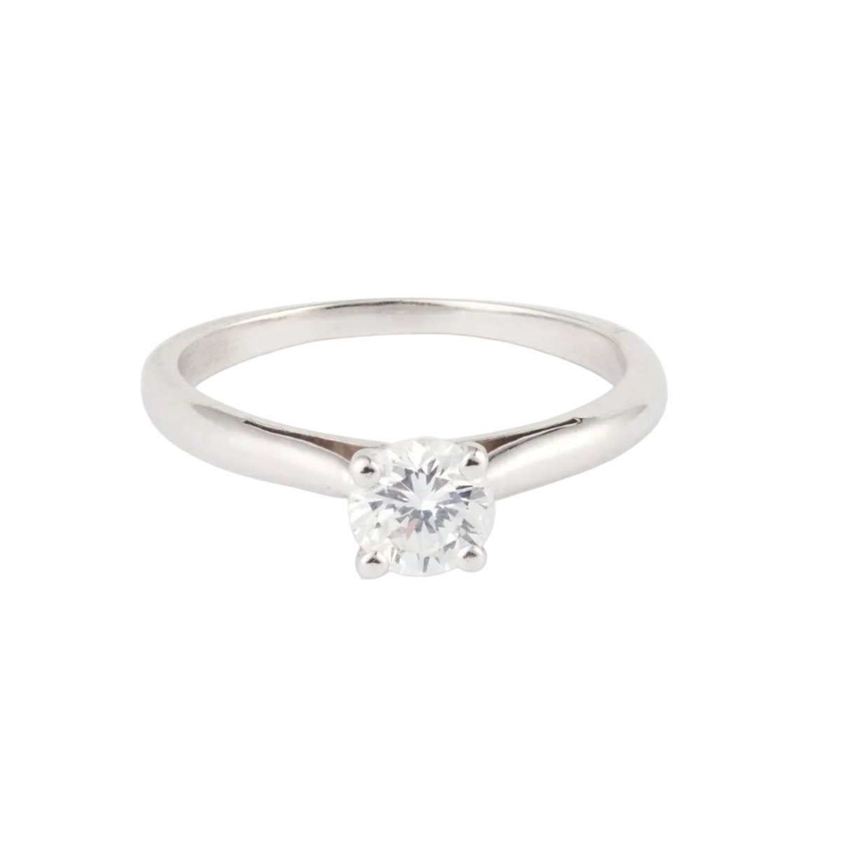 Bague Solitaire en or blanc et diamant