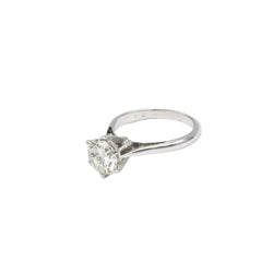 Bague Solitaire en or blanc et diamant - Castafiore