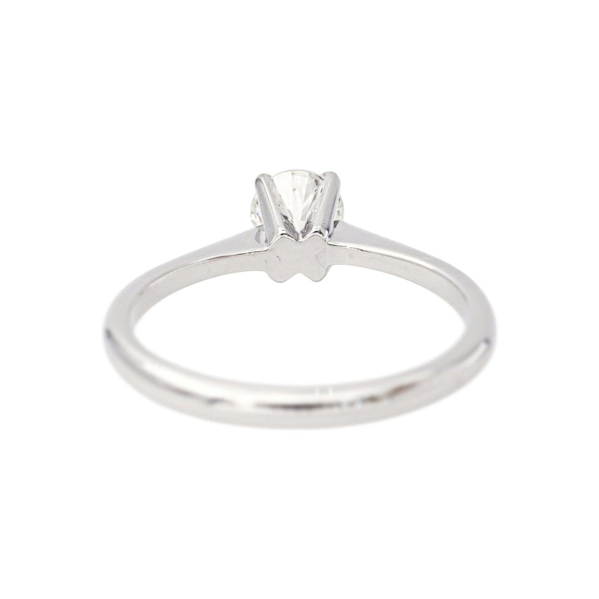 Bague Solitaire en or blanc et diamant - Castafiore