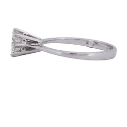 Bague Solitaire en or blanc et diamant - Castafiore