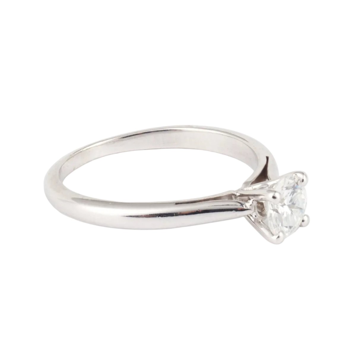 Bague Solitaire en or blanc et diamant - Castafiore