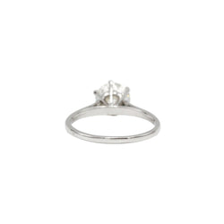 Bague Solitaire en or blanc et diamant - Castafiore