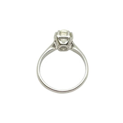 Bague Solitaire en or blanc et diamant - Castafiore