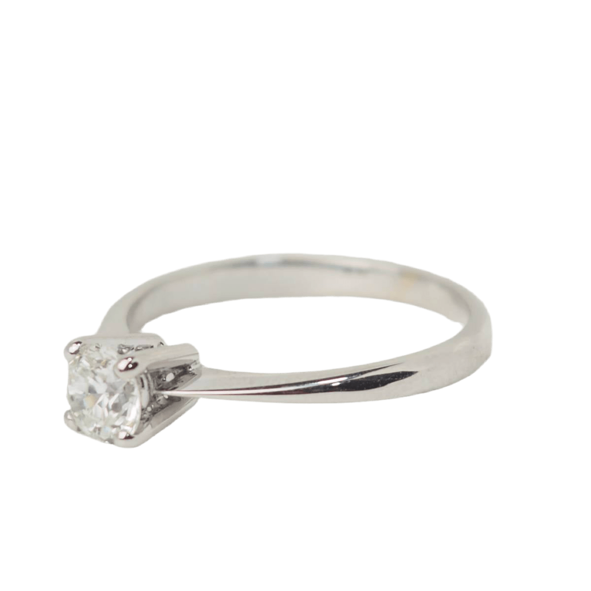 Bague Solitaire en or blanc et diamant - Castafiore