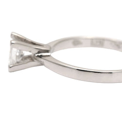 Bague Solitaire en or blanc et diamant - Castafiore