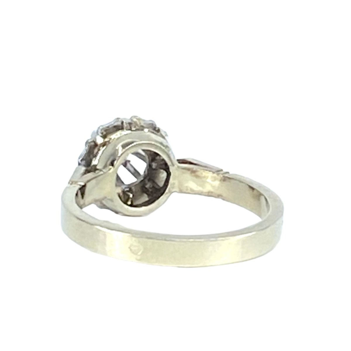 Bague solitaire en or blanc et diamant - Castafiore
