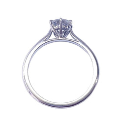 Bague Solitaire en or blanc et diamant - Castafiore