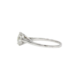 Bague Solitaire en or blanc et diamant - Castafiore
