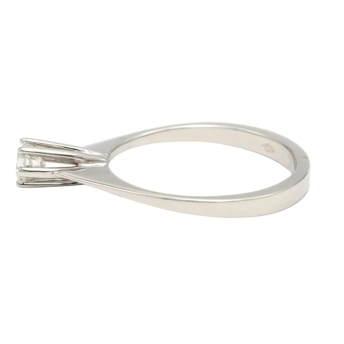 Bague Solitaire en or blanc et diamant - Castafiore