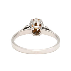 Bague Solitaire en or blanc et diamant - Castafiore
